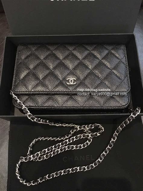 chanel classic wallet on chain|chanel wallet on chain price.